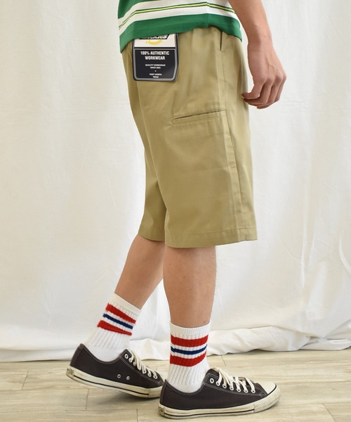 Dickies(ディッキーズ)の「<Dickies/ディッキーズ>脇ウエストシャーリングハーフパンツ(チノパンツ・メンズ・ブラック/ベージュ/ホワイト系その他/ネイビー系1・M/L/XL)」の22枚目の写真