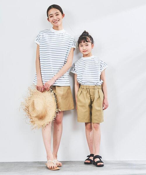 coen（コーエン）の「【coen キッズ/ジュニア】2タックチノショートパンツ（チノパンツ・キッズ・ベージュ/ブラック・100/140/120/130/110/150）」の10枚目の写真