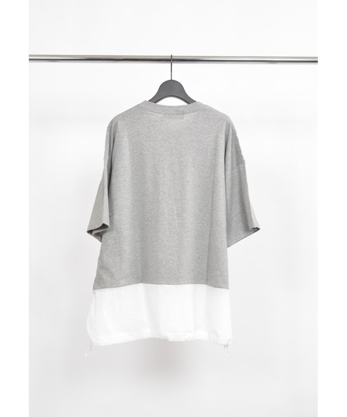GOMME HOMME(ゴムオム)の「ジグザグドットP ドローストリングT(Tシャツ/カットソー・メンズ・ホワイト/ブラック・MEDIUM)」の4枚目の写真