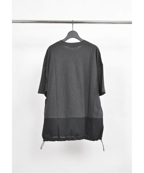 GOMME HOMME(ゴムオム)の「ジグザグドットP ドローストリングT(Tシャツ/カットソー・メンズ・ホワイト/ブラック・MEDIUM)」の3枚目の写真