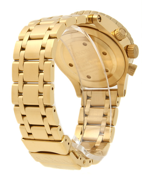 NIXON（ニクソン）の「THE 38-20 CHRONO（アナログ腕時計・レディース・ブラック/ゴールド/ピンクゴールド/ゴールド系その他/ネイビー・FREE）」の10枚目の写真