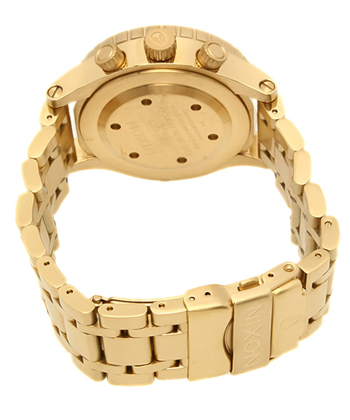 NIXON（ニクソン）の「THE 38-20 CHRONO（アナログ腕時計・レディース・ブラック/ゴールド/ピンクゴールド/ゴールド系その他/ネイビー・FREE）」の12枚目の写真