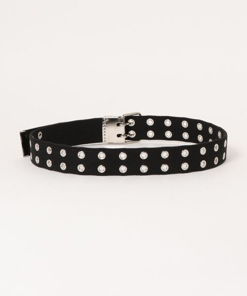 SPINNS(スピンズ)の「フェイクレザー2ホールハトメベルト(ベルト・レディース・ホワイト/ブラック/パープル/グレー/カモフラージュ/ベージュ/カーキ・ONESIZE)」の10枚目の写真