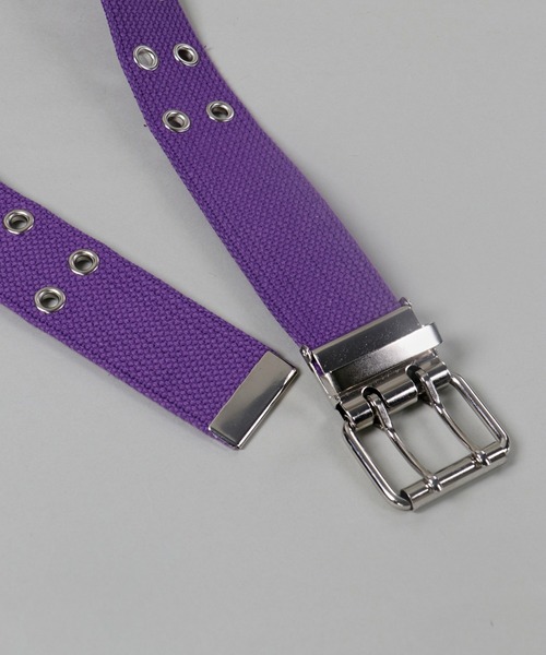 SPINNS(スピンズ)の「フェイクレザー2ホールハトメベルト(ベルト・レディース・ホワイト/ブラック/パープル/グレー/カモフラージュ/ベージュ/カーキ・ONESIZE)」の15枚目の写真