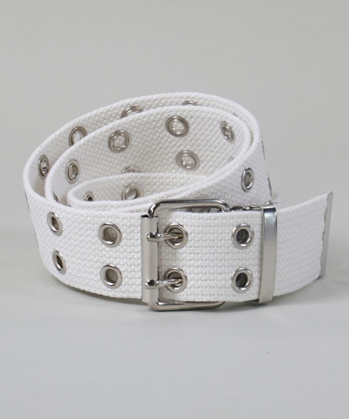 SPINNS(スピンズ)の「フェイクレザー2ホールハトメベルト(ベルト・レディース・ホワイト/ブラック/パープル/グレー/カモフラージュ/ベージュ/カーキ・ONESIZE)」の11枚目の写真