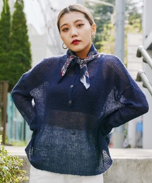 atmos pink | atmos pink 透かし編みニット(ニット/セーター)