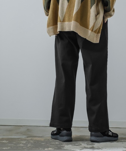 improves(インプローブス)の「【improves】カツラギ バルーンシルエット ワイド バギーパンツ(チノパンツ・メンズ・ブラック/オフホワイト/グレイッシュベージュ・MEDIUM/LARGE)」の7枚目の写真