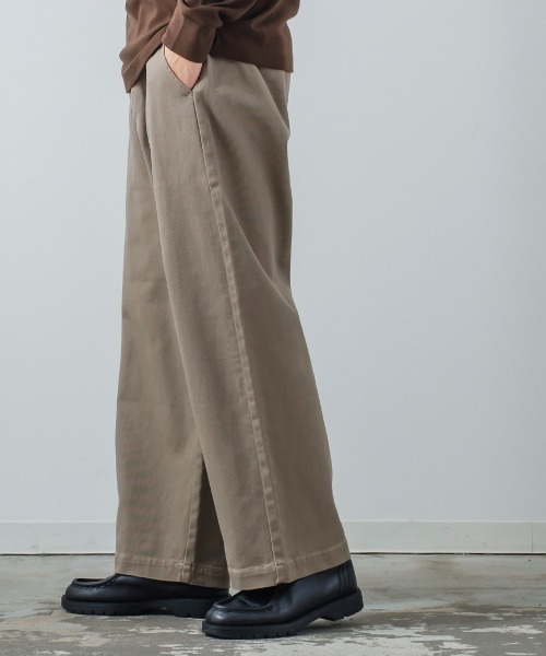 improves(インプローブス)の「【improves】カツラギ バルーンシルエット ワイド バギーパンツ(チノパンツ・メンズ・ブラック/オフホワイト/グレイッシュベージュ・MEDIUM/LARGE)」の18枚目の写真