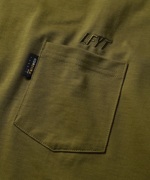 LFYT（エルエフワイティー）の「LFYT ラファイエット [Lafayette] - コーデュラ ミリタリー ポケット 半袖 Tシャツ[CORDURA MILITARY POCKET TEE]（Tシャツ/カットソー・メンズ・ホワイト/オリーブ/ライトグリーン・SMALL/X-LARGE/XX-LARGE/MEDIUM/LARGE）」の16枚目の写真