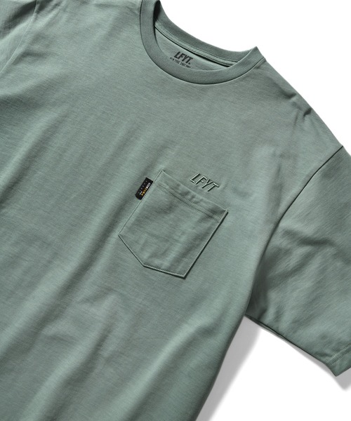 LFYT（エルエフワイティー）の「LFYT ラファイエット [Lafayette] - コーデュラ ミリタリー ポケット 半袖 Tシャツ[CORDURA MILITARY POCKET TEE]（Tシャツ/カットソー・メンズ・ホワイト/オリーブ/ライトグリーン・SMALL/X-LARGE/XX-LARGE/MEDIUM/LARGE）」の18枚目の写真