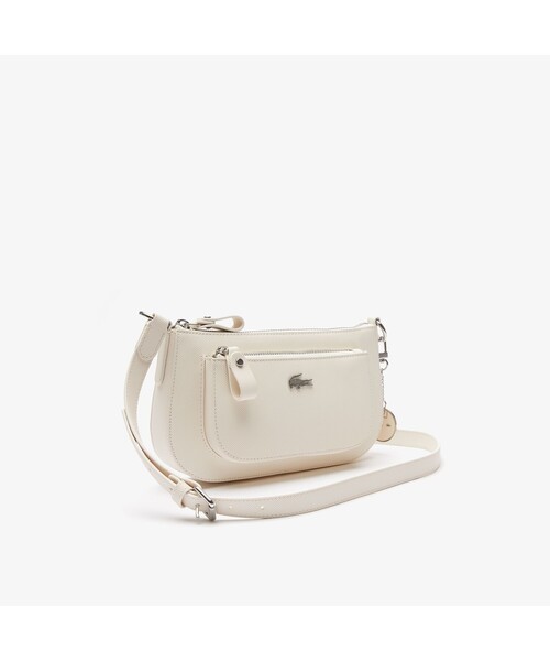 LACOSTE（ラコステ）の「デイリークラシック ショルダーバゲットバッグ（ショルダーバッグ・レディース・ネイビー/ホワイト・FREE）」の7枚目の写真
