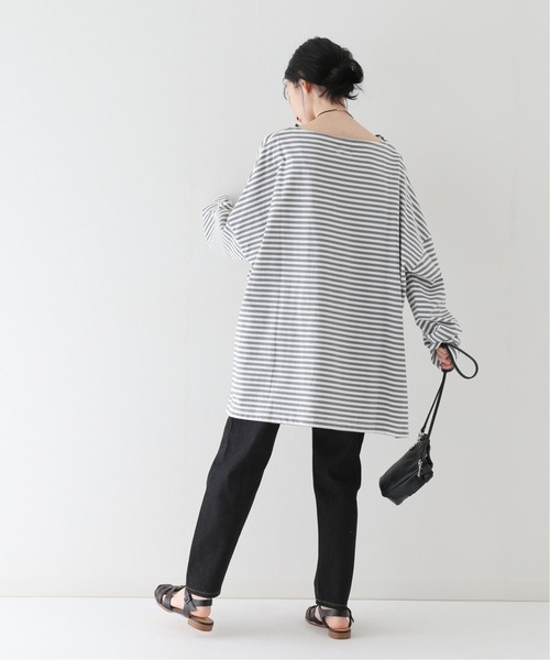 JOURNAL STANDARD relume（ジャーナルスタンダード　レリューム）の「ワンウォッシュテーパードデニム（デニムパンツ・レディース・ブラック/アイボリー/ネイビー・36/38）」の5枚目の写真