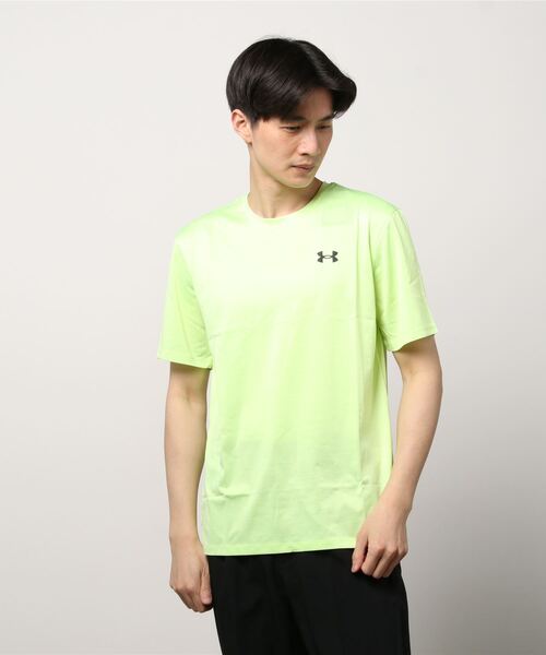UNDER ARMOUR（アンダーアーマー）の「UAトレーニング ベント 2.0 ショートスリーブ（トレーニング/メンズ）（Tシャツ/カットソー・メンズ・ブラック/ネイビー/ライム/ホワイト/ブルー・XL/XXL/S/M/3XL/L）」の3枚目の写真