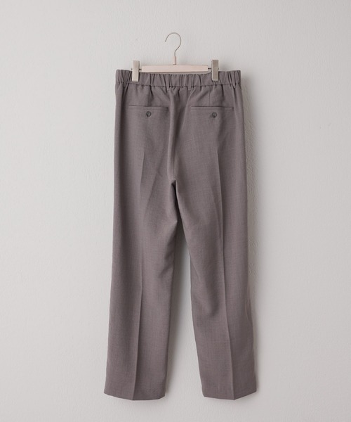 COLONY 2139（コロニートゥーワンスリーナイン）の「テックリネンフロントタックワイドトラウザーパンツ（スラックス・メンズ・グレー/ネイビー・MEDIUM/LARGE）」の4枚目の写真