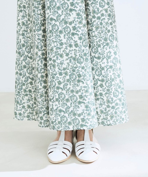 VIS（ビス）の「フラワープリントワンピース（ワンピース・レディース・ダークグリーン/パープル系その他・FREE）」の16枚目の写真