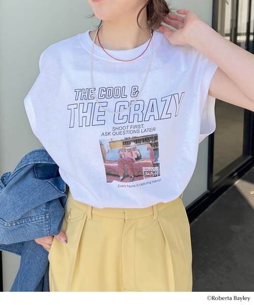 GOOD ROCK SPEED（グッドロックスピード）の「【WEB限定】Roberta BayleyTee01（Tシャツ/カットソー・レディース・ホワイト・FREE）」の4枚目の写真