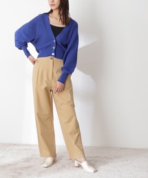 N.（N. Natural Beauty Basic） | ◆ハイウエストカラーストレートパンツ(その他パンツ)