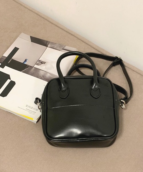 Burner(バーナー)の「【OKUOKU 0909】スクエアミニボストンバッグ/oku-bag96-26(ショルダーバッグ・レディース・その他1・FREE)」の6枚目の写真