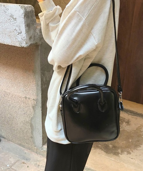 Burner(バーナー)の「【OKUOKU 0909】スクエアミニボストンバッグ/oku-bag96-26(ショルダーバッグ・レディース・その他1・FREE)」の7枚目の写真