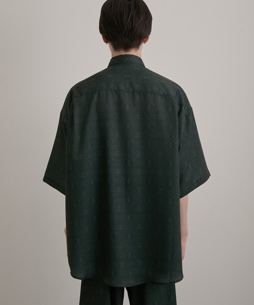 JUNRED（ジュンレッド）の「ヴィンテージアラベスクプリントルーズシャツ（シャツ/ブラウス・メンズ・グリーン/ブラック系その他・L/S/M）」の13枚目の写真