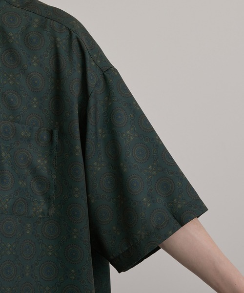 JUNRED（ジュンレッド）の「ヴィンテージアラベスクプリントルーズシャツ（シャツ/ブラウス・メンズ・グリーン/ブラック系その他・L/S/M）」の15枚目の写真