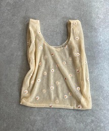 【WEB限定】フラワーエンブロイダリーエコバッグ