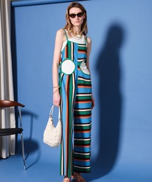 マルチストライプニットロンパース【MAISON SPECIAL/メゾンスペシャル】