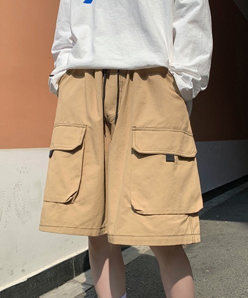 MGV（エムジーヴィー）の「カジュアルステッチハーフカーゴパンツ（カーゴパンツ・メンズ・ベージュ/ブラック・MEDIUM/LARGE/X-LARGE）」の11枚目の写真