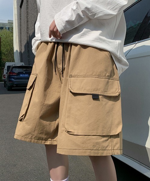 MGV（エムジーヴィー）の「カジュアルステッチハーフカーゴパンツ（カーゴパンツ・メンズ・ベージュ/ブラック・MEDIUM/LARGE/X-LARGE）」の15枚目の写真