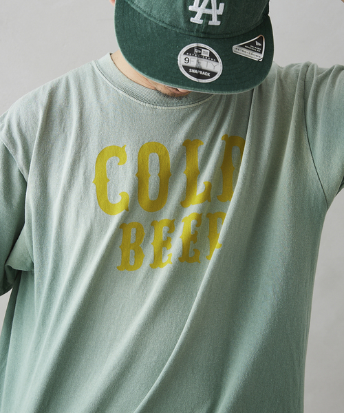 JOURNAL STANDARD relume(ジャーナルスタンダード レリューム)の「【GOOD DAYS SUPPLY / グッドデイズサプライ】SUNFADE Tシャツ(Tシャツ/カットソー・メンズ・ネイビー/オレンジ/ホワイト/グリーン/チャコールグレー・MEDIUM/LARGE)」の3枚目の写真