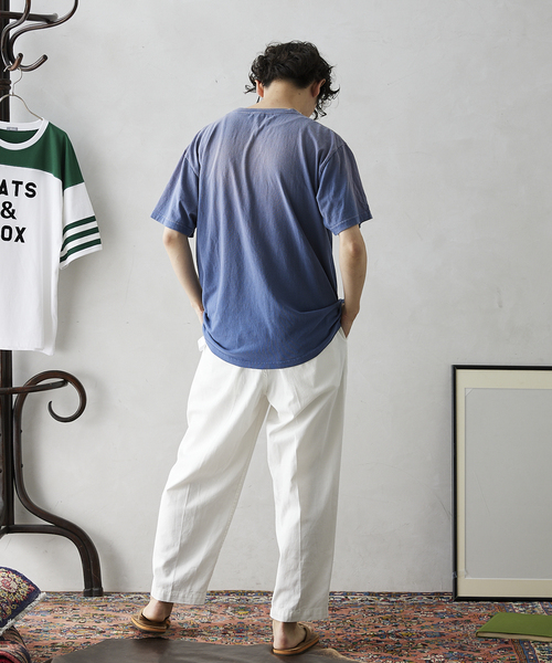 JOURNAL STANDARD relume(ジャーナルスタンダード レリューム)の「【GOOD DAYS SUPPLY / グッドデイズサプライ】SUNFADE Tシャツ(Tシャツ/カットソー・メンズ・ネイビー/オレンジ/ホワイト/グリーン/チャコールグレー・MEDIUM/LARGE)」の7枚目の写真