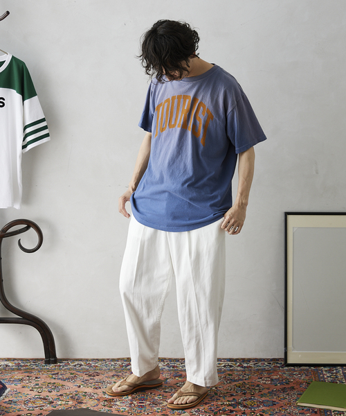 JOURNAL STANDARD relume(ジャーナルスタンダード レリューム)の「【GOOD DAYS SUPPLY / グッドデイズサプライ】SUNFADE Tシャツ(Tシャツ/カットソー・メンズ・ネイビー/オレンジ/ホワイト/グリーン/チャコールグレー・MEDIUM/LARGE)」の8枚目の写真