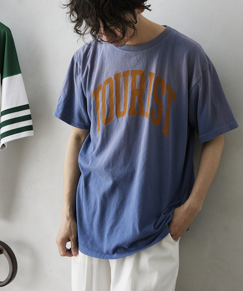 JOURNAL STANDARD relume(ジャーナルスタンダード レリューム)の「【GOOD DAYS SUPPLY / グッドデイズサプライ】SUNFADE Tシャツ(Tシャツ/カットソー・メンズ・ネイビー/オレンジ/ホワイト/グリーン/チャコールグレー・MEDIUM/LARGE)」の9枚目の写真