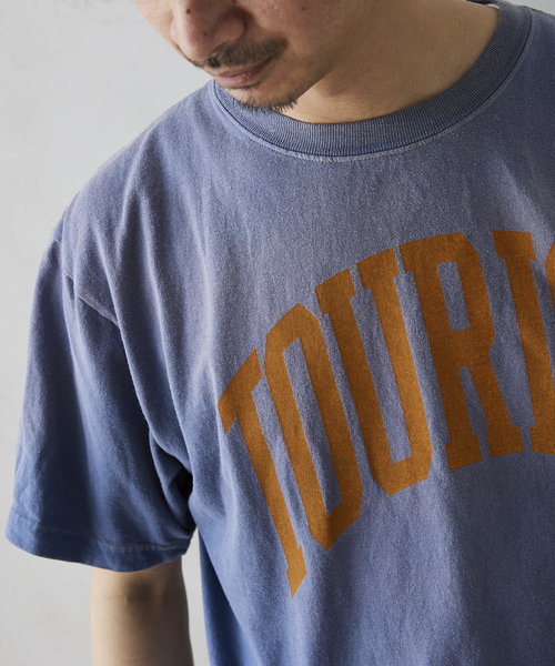JOURNAL STANDARD relume(ジャーナルスタンダード レリューム)の「【GOOD DAYS SUPPLY / グッドデイズサプライ】SUNFADE Tシャツ(Tシャツ/カットソー・メンズ・ネイビー/オレンジ/ホワイト/グリーン/チャコールグレー・MEDIUM/LARGE)」の10枚目の写真
