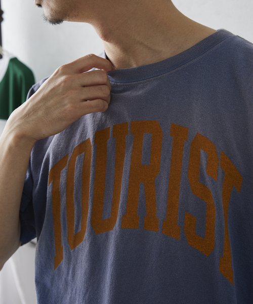 JOURNAL STANDARD relume(ジャーナルスタンダード レリューム)の「【GOOD DAYS SUPPLY / グッドデイズサプライ】SUNFADE Tシャツ(Tシャツ/カットソー・メンズ・ネイビー/オレンジ/ホワイト/グリーン/チャコールグレー・MEDIUM/LARGE)」の12枚目の写真