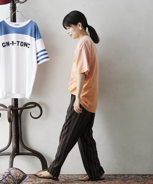 JOURNAL STANDARD relume(ジャーナルスタンダード レリューム)の「【GOOD DAYS SUPPLY / グッドデイズサプライ】SUNFADE Tシャツ(Tシャツ/カットソー・メンズ・ネイビー/オレンジ/ホワイト/グリーン/チャコールグレー・MEDIUM/LARGE)」の14枚目の写真