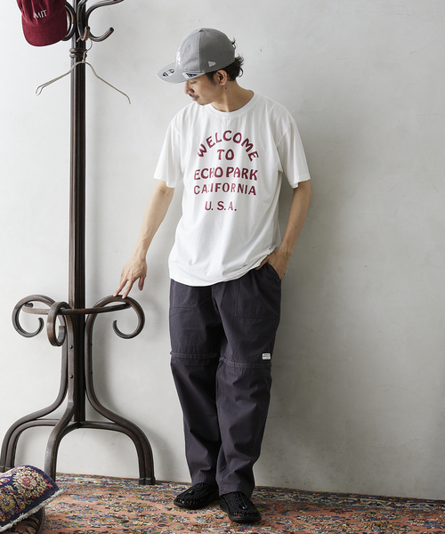 JOURNAL STANDARD relume(ジャーナルスタンダード レリューム)の「【GOOD DAYS SUPPLY / グッドデイズサプライ】SUNFADE Tシャツ(Tシャツ/カットソー・メンズ・ネイビー/オレンジ/ホワイト/グリーン/チャコールグレー・MEDIUM/LARGE)」の19枚目の写真