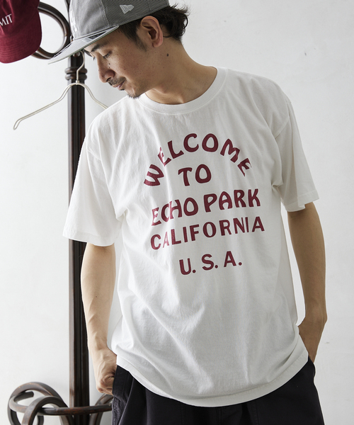 JOURNAL STANDARD relume(ジャーナルスタンダード レリューム)の「【GOOD DAYS SUPPLY / グッドデイズサプライ】SUNFADE Tシャツ(Tシャツ/カットソー・メンズ・ネイビー/オレンジ/ホワイト/グリーン/チャコールグレー・MEDIUM/LARGE)」の21枚目の写真