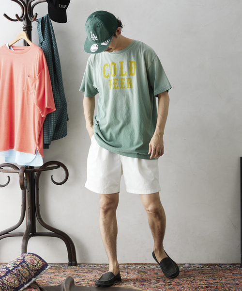 JOURNAL STANDARD relume(ジャーナルスタンダード レリューム)の「【GOOD DAYS SUPPLY / グッドデイズサプライ】SUNFADE Tシャツ(Tシャツ/カットソー・メンズ・ネイビー/オレンジ/ホワイト/グリーン/チャコールグレー・MEDIUM/LARGE)」の22枚目の写真
