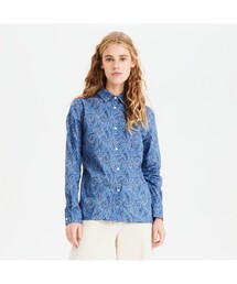 AIGLE リバティ　ブラウス　長袖　サイズ38 AIGLE（エーグル）の「リバティプリント 長袖シャツ（シャツ