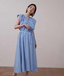 NATURAL BEAUTY BASIC | ボリュームフレアワンピース(ワンピース)