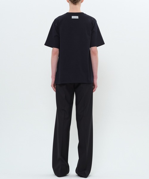 DRESSEDUNDRESSED（ドレスドアンドレスド）の「Logo Embroidered T-Shirt（Tシャツ/カットソー・メンズ・ホワイト/ブラック・4/3/2）」の5枚目の写真