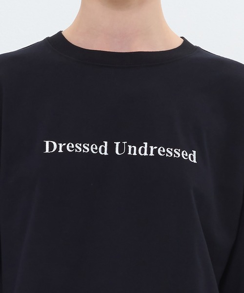 DRESSEDUNDRESSED（ドレスドアンドレスド）の「Logo Embroidered T-Shirt（Tシャツ/カットソー・メンズ・ホワイト/ブラック・4/3/2）」の6枚目の写真