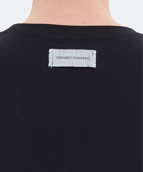 DRESSEDUNDRESSED（ドレスドアンドレスド）の「Logo Embroidered T-Shirt（Tシャツ/カットソー・メンズ・ホワイト/ブラック・4/3/2）」の7枚目の写真