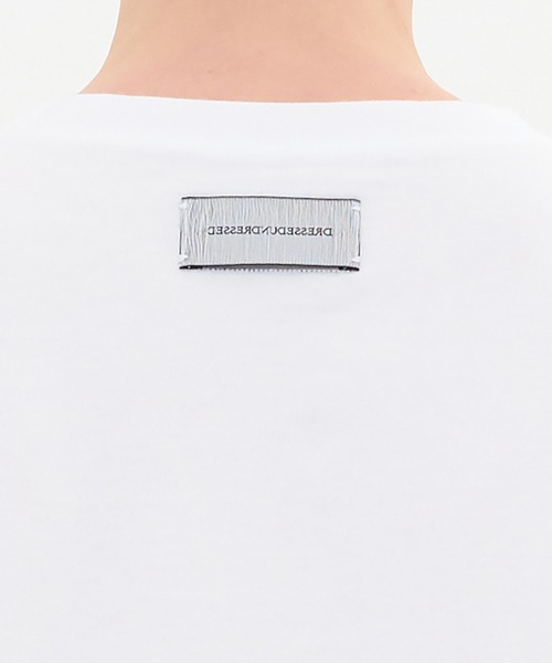 DRESSEDUNDRESSED（ドレスドアンドレスド）の「Logo Embroidered T-Shirt（Tシャツ/カットソー・メンズ・ホワイト/ブラック・4/3/2）」の12枚目の写真