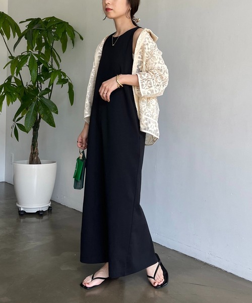 CAPRICIEUX LE'MAGE（カプリシューレマージュ）の「インドパネルレース半袖シャツ（シャツ/ブラウス・レディース・オフホワイト/ブラック・FREE）」の13枚目の写真