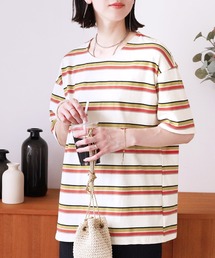 マルチボーダーTシャツ