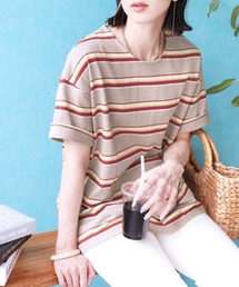 マルチボーダーTシャツ