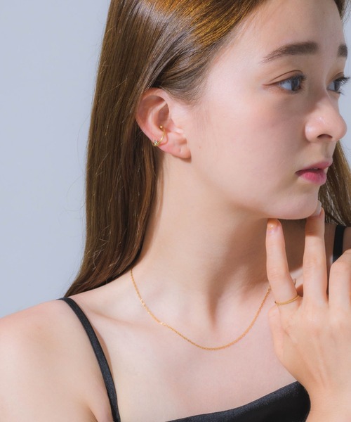 muku(ムク)の「金属アレルギー対応 グリッターネックレス/サージカルステンレス/316L(ネックレス・レディース・シルバー/ゴールド/シャンパン・52/39/45)」の20枚目の写真