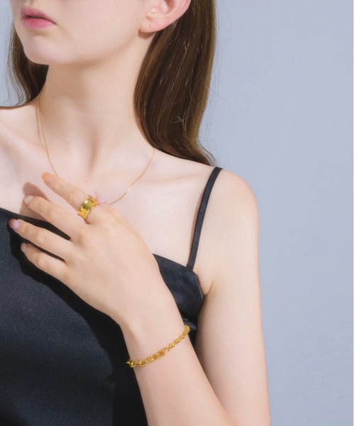 muku(ムク)の「金属アレルギー対応 グリッターネックレス/サージカルステンレス/316L(ネックレス・レディース・シルバー/ゴールド/シャンパン・52/39/45)」の19枚目の写真